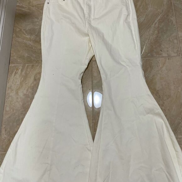 NWT We The Free by Free People lace up jeans size 33 - Picture 3 of 9